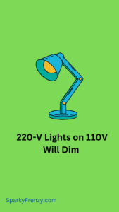 what happens if 220v lights on 120v outlet